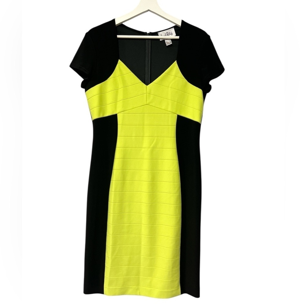 JOSEPH RIBKOFF Neon Knit Dress